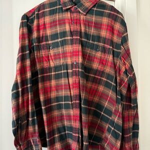 Mens J Crew Plaid Button Up